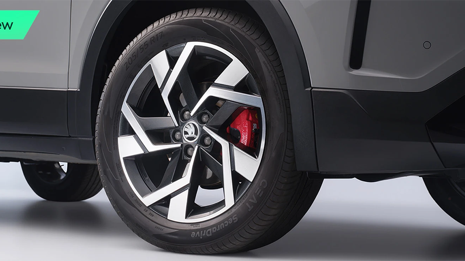 Alloy wheel of Skoda Kushaq Facelift