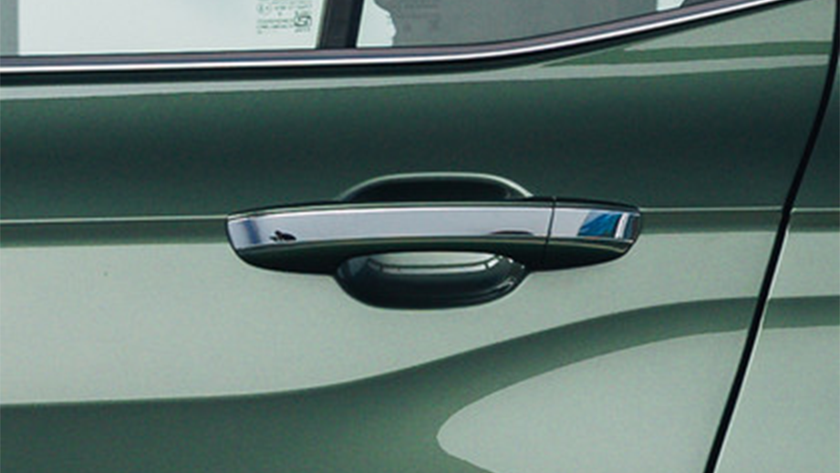 Front door handle of Skoda Kushaq