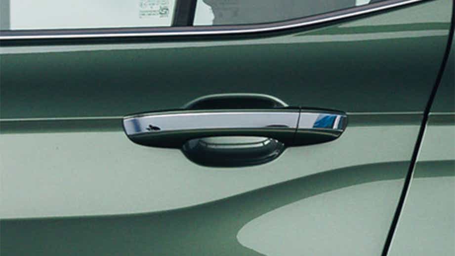 Front door handle of Skoda Kushaq