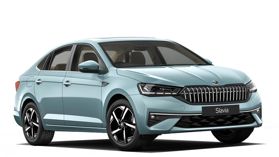 Front Three Quarter View of Skoda Slavia