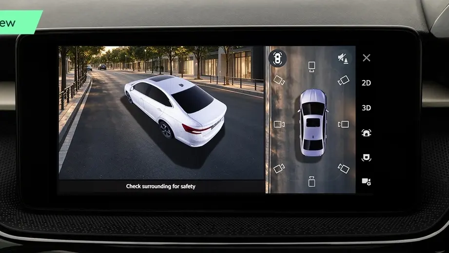 Skoda Slavia 360 Degree Camera Display