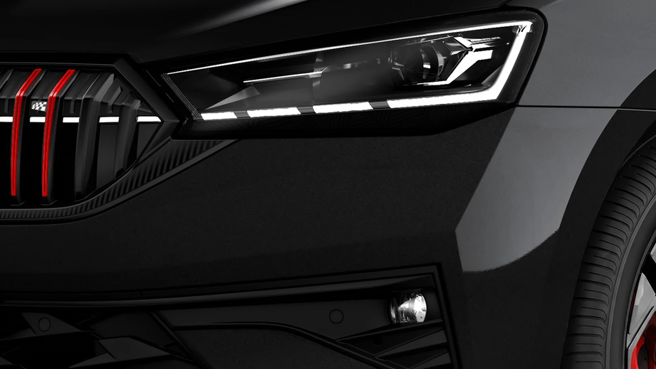 Skoda Slavia Front Grille Detail