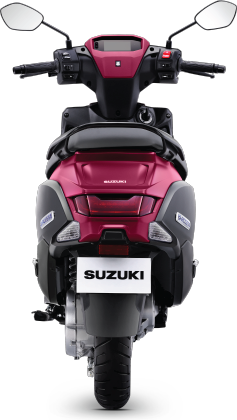 Rear view of Suzuki E-Access