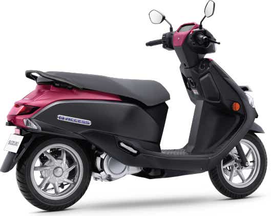 Rear three-quarter view of Suzuki E-Access