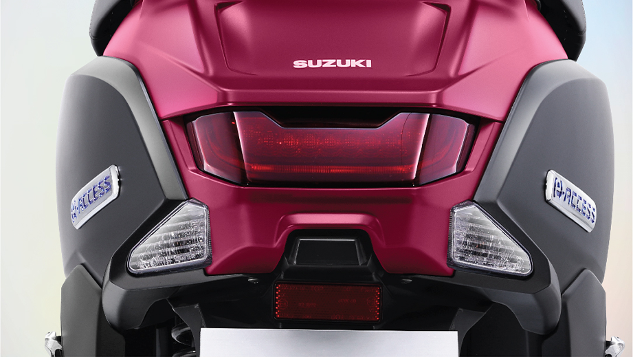 Rear view of Suzuki E-Access