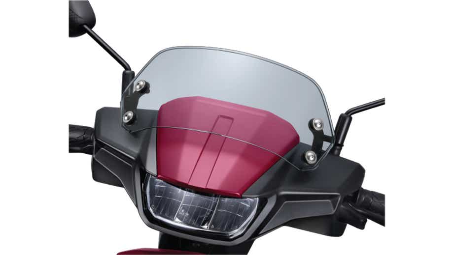 Windscreen view of Suzuki E-Access