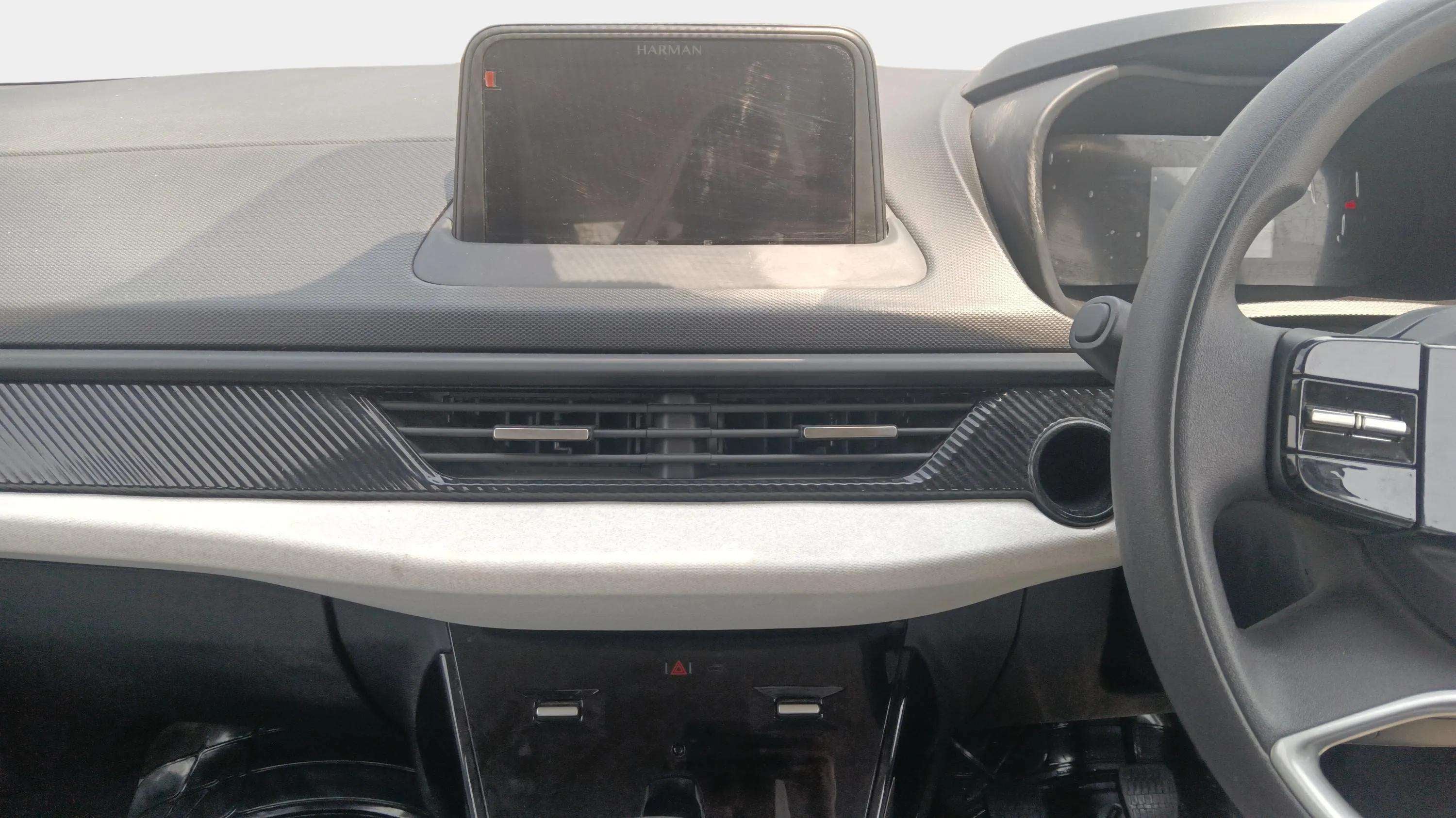 Interior dashboard of a Tata Curvv