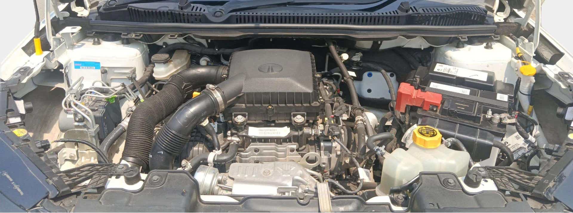 Engine bay of a Tata Curvv
