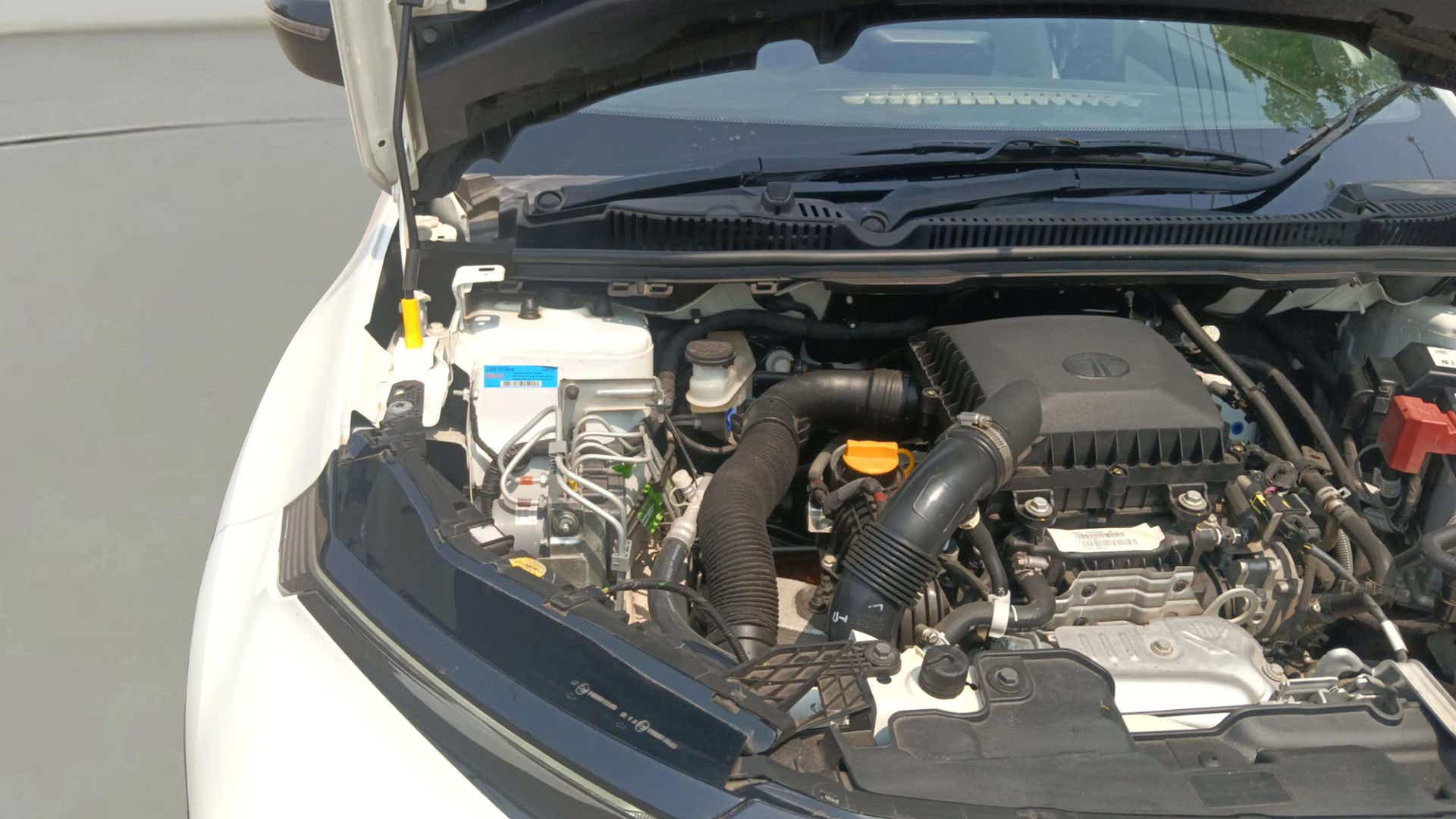 Engine bay of a Tata Curvv