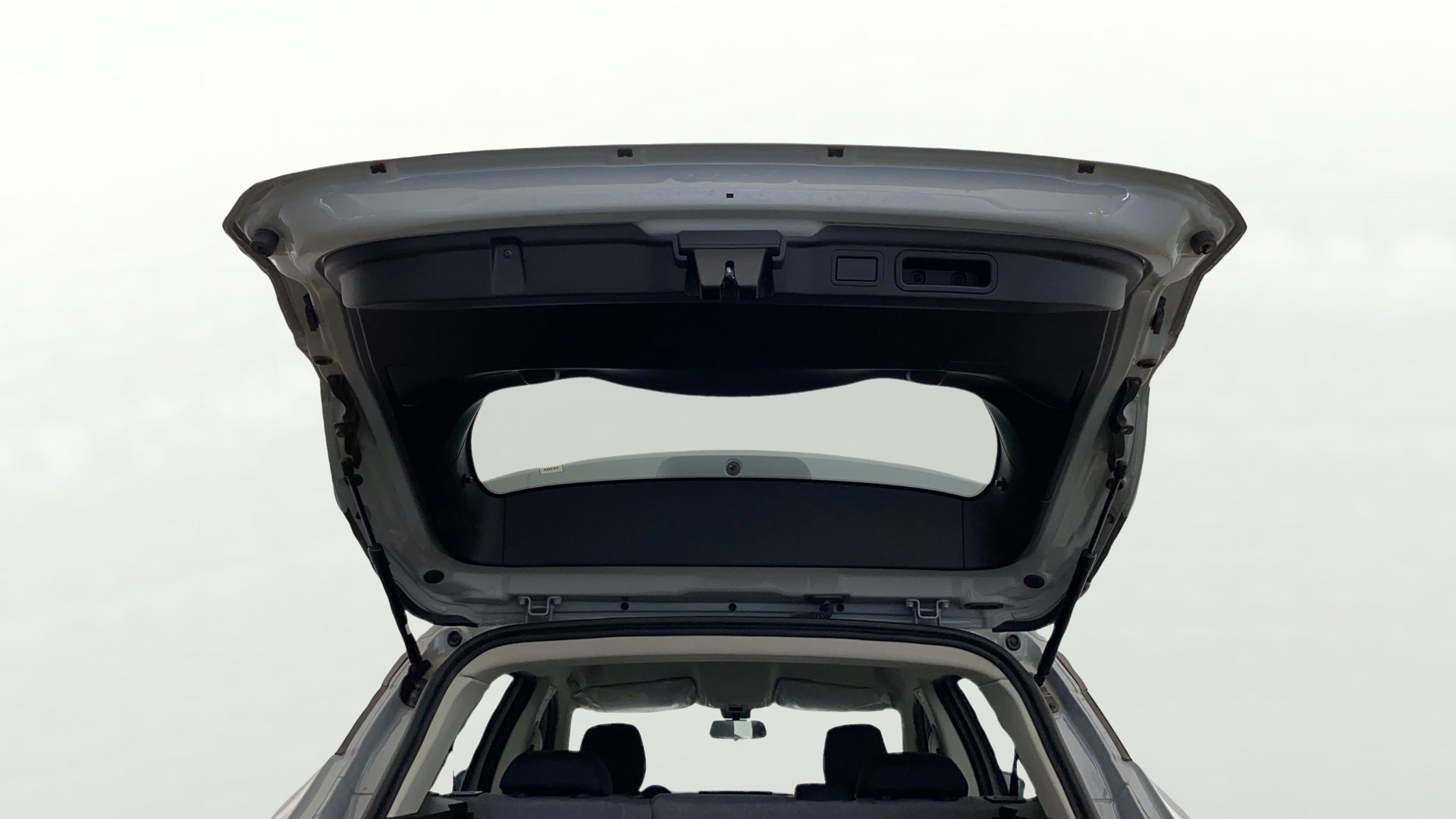 Boot open view of a Tata Harrier