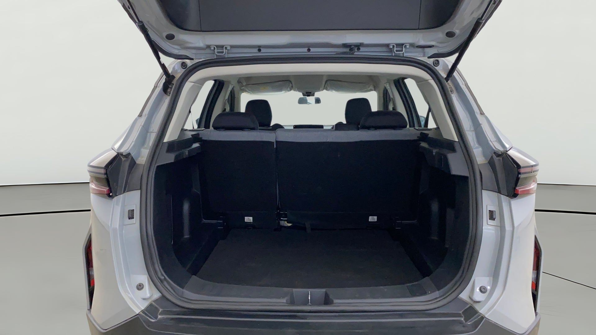 Boot space view of a Tata Harrier