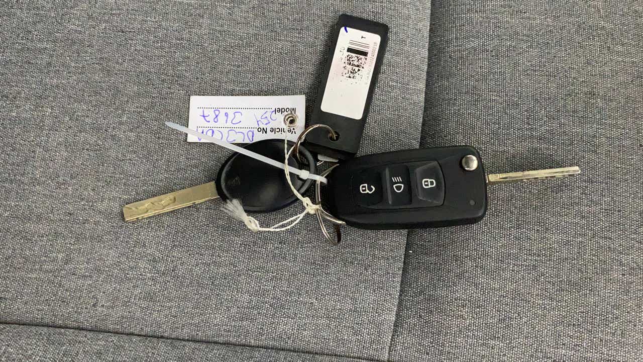 Car key set with key fob of a Tata Harrier