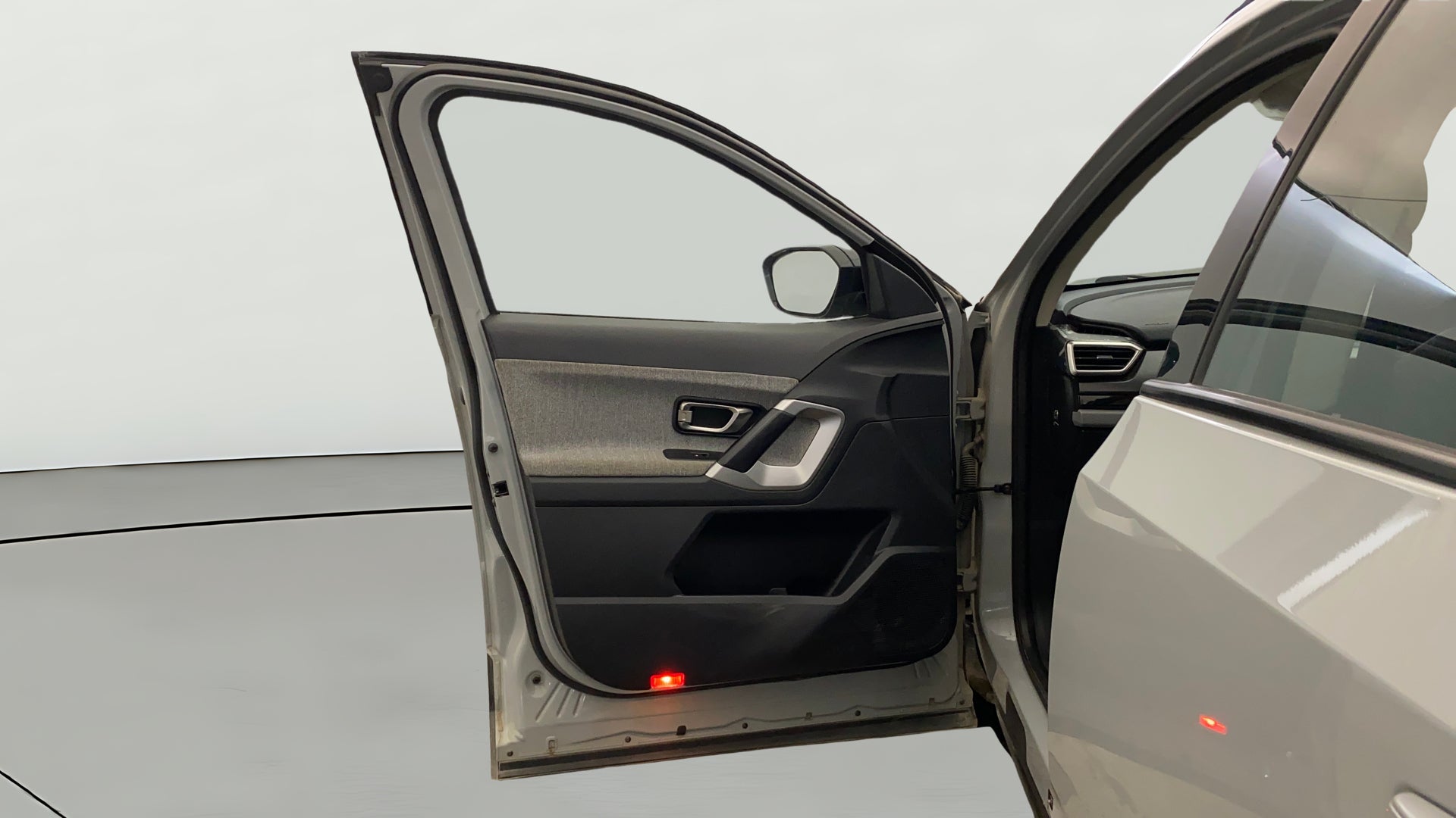 Driver side door interior of a Tata Harrier