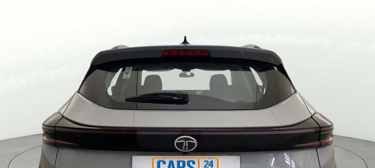 Rear view of a Tata Harrier