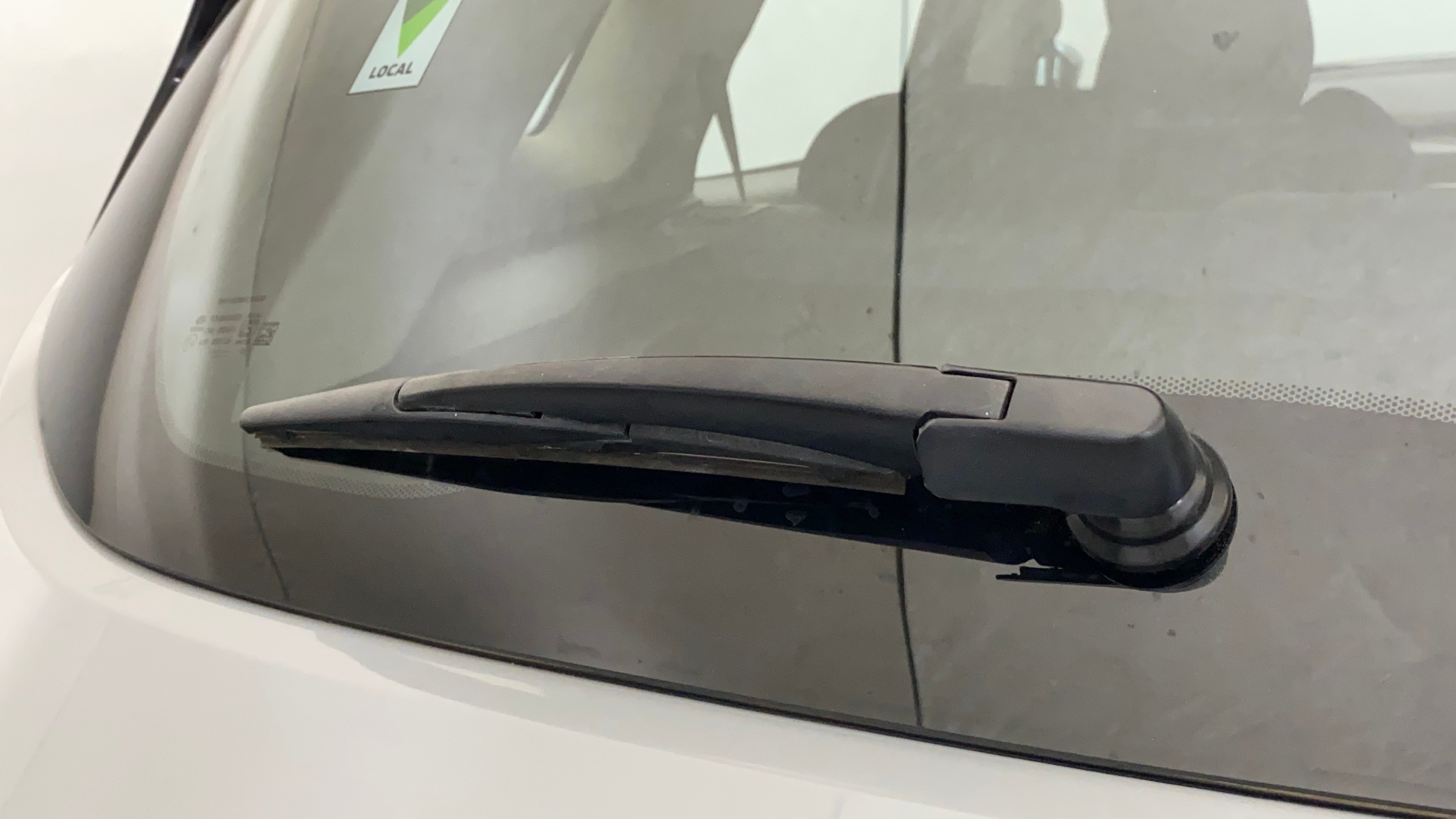 Rear wiper of a Tata Harrier