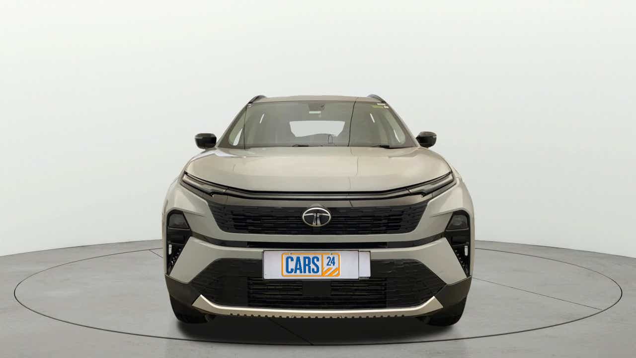 Front view of a Tata Harrier