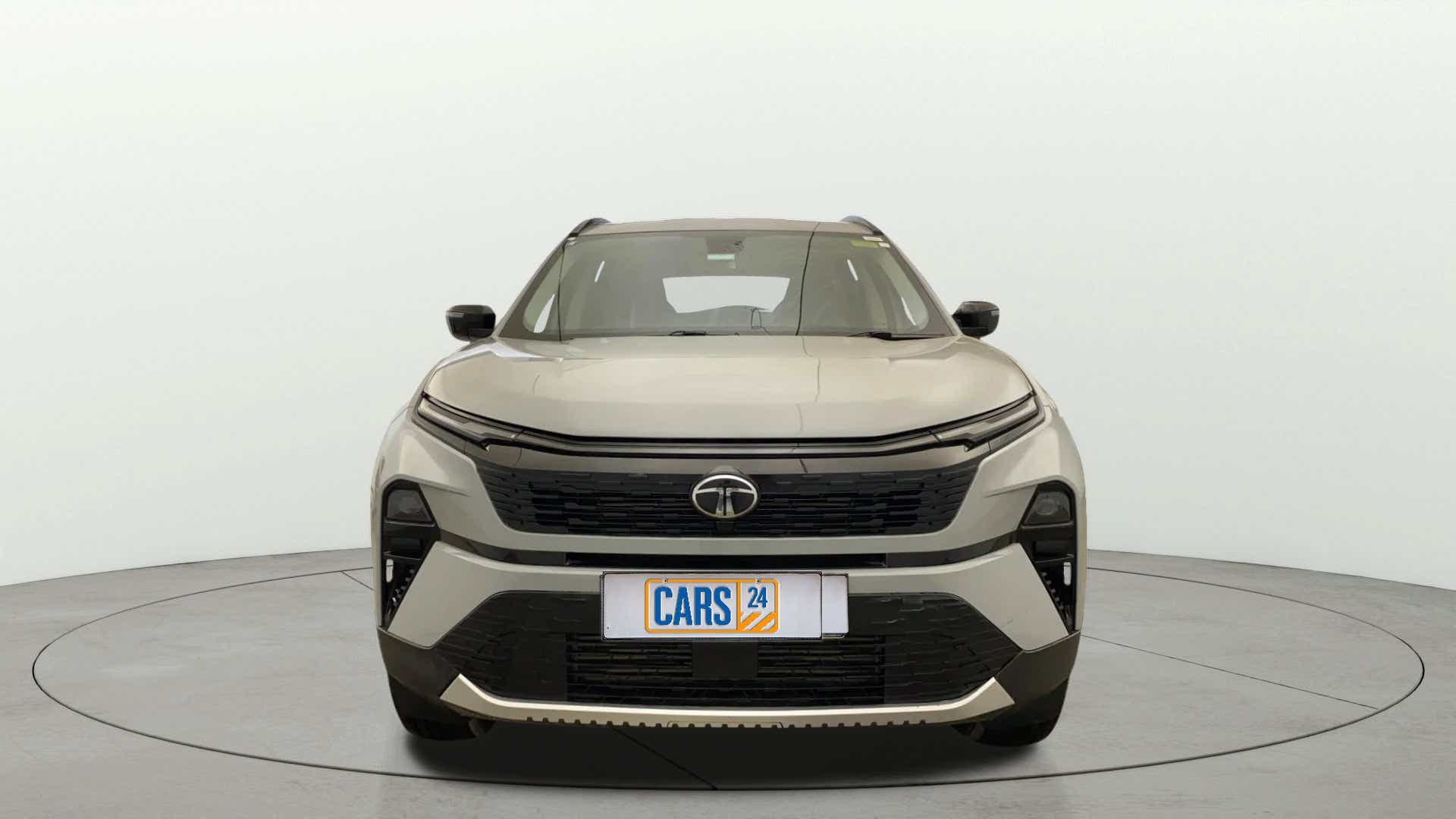 Front view of a Tata Harrier