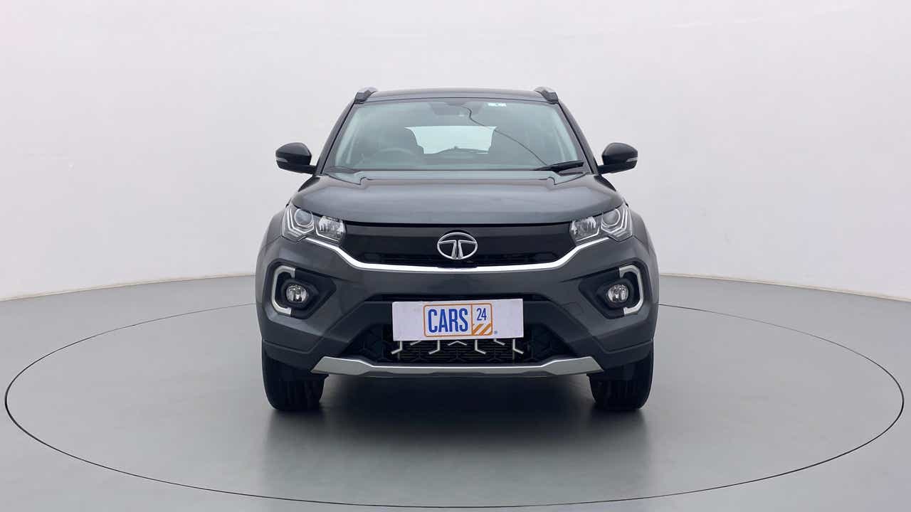 Front view of a Tata Nexon 2017-2023