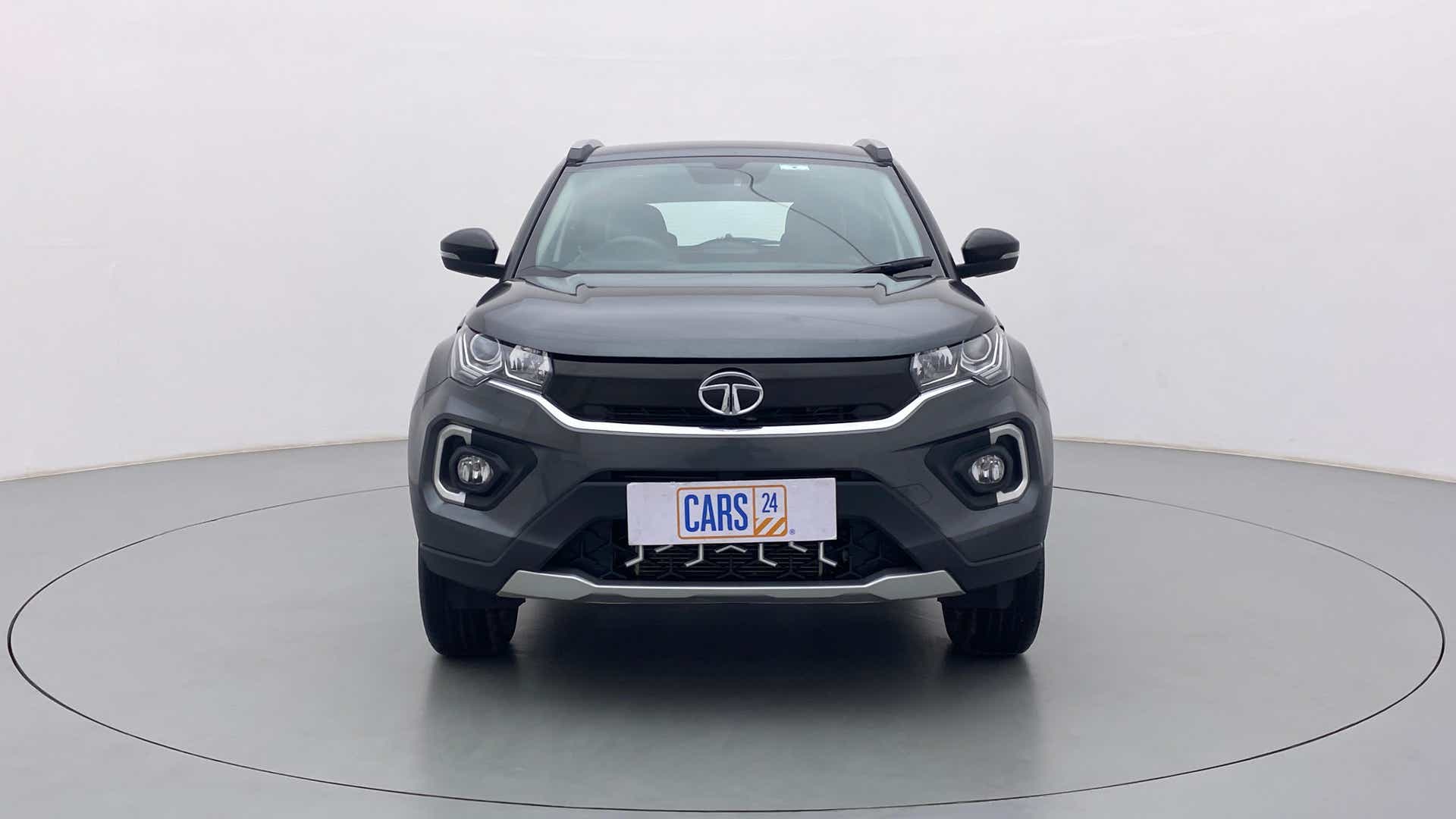 Front view of a Tata Nexon 2017-2023