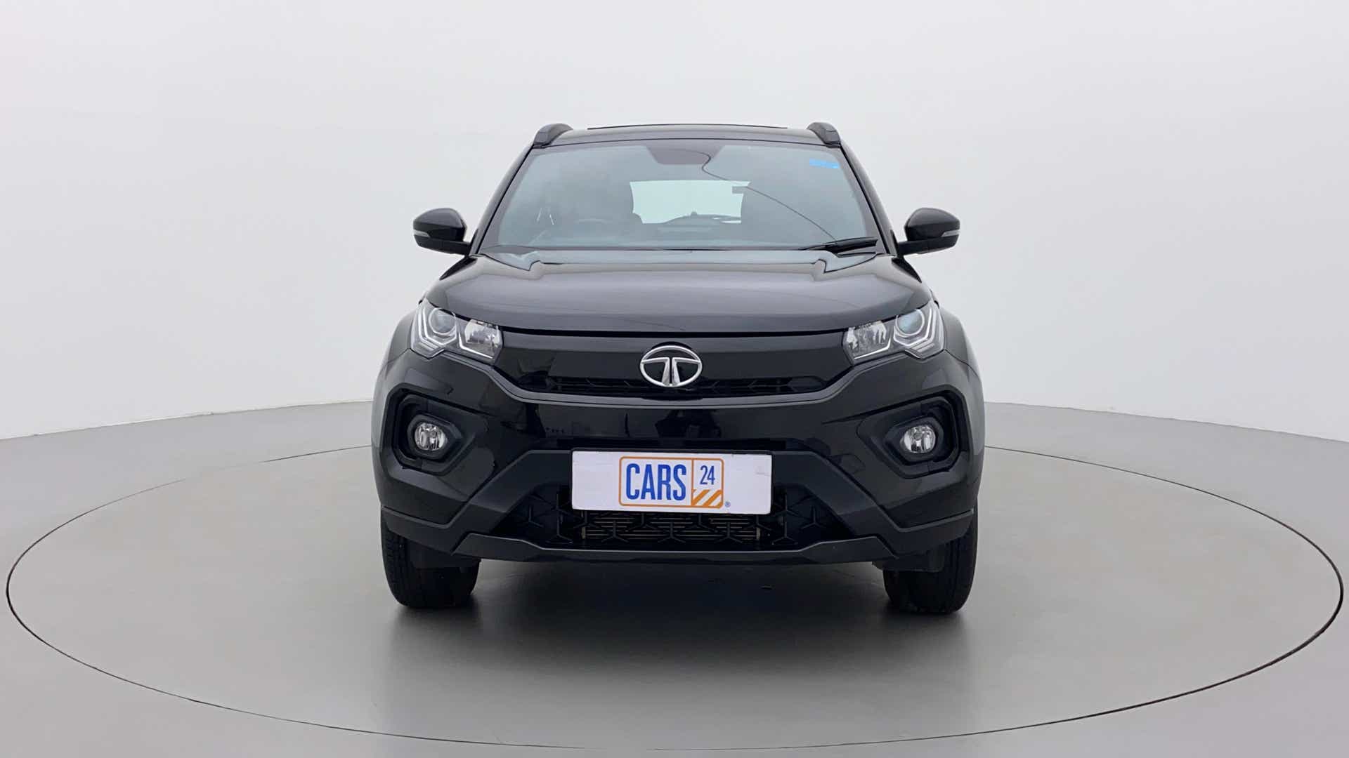 Front view of a Tata Nexon 2017-2023