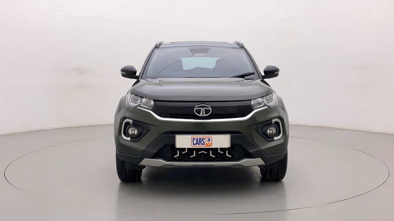 Front view of a Tata Nexon 2017-2023