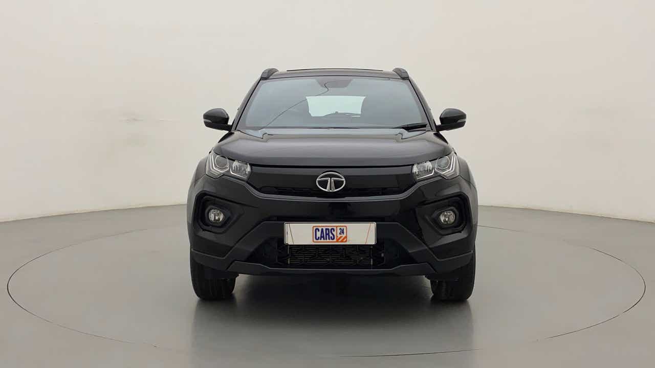 Front view of a Tata Nexon 2017-2023