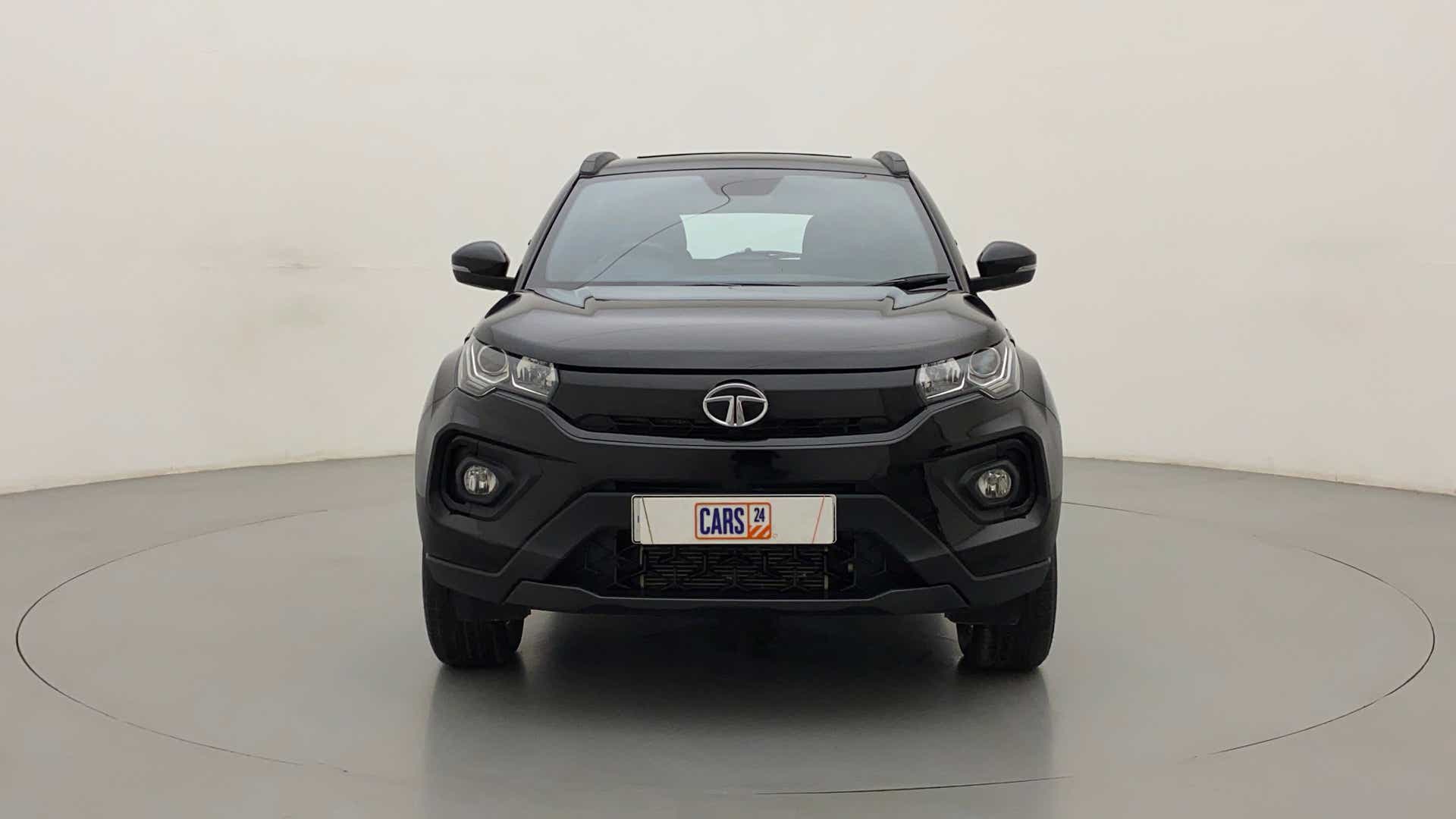 Front view of a Tata Nexon 2017-2023