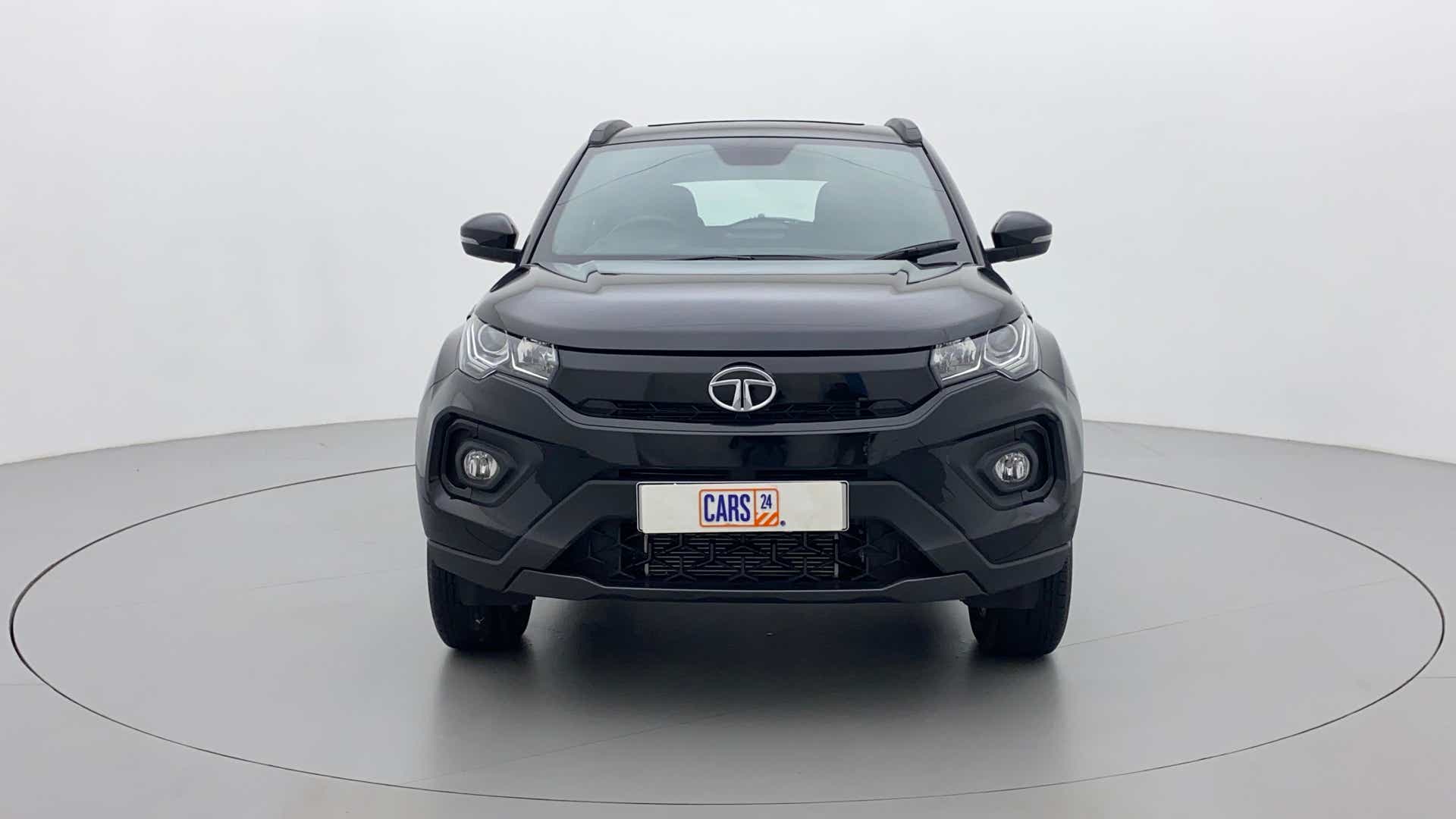 Front view of a Tata Nexon 2017-2023