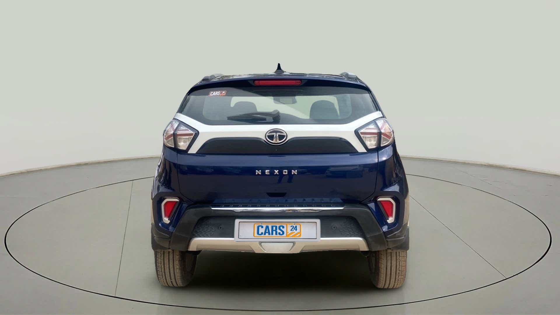 Rear view of a Tata Nexon 2017-2023