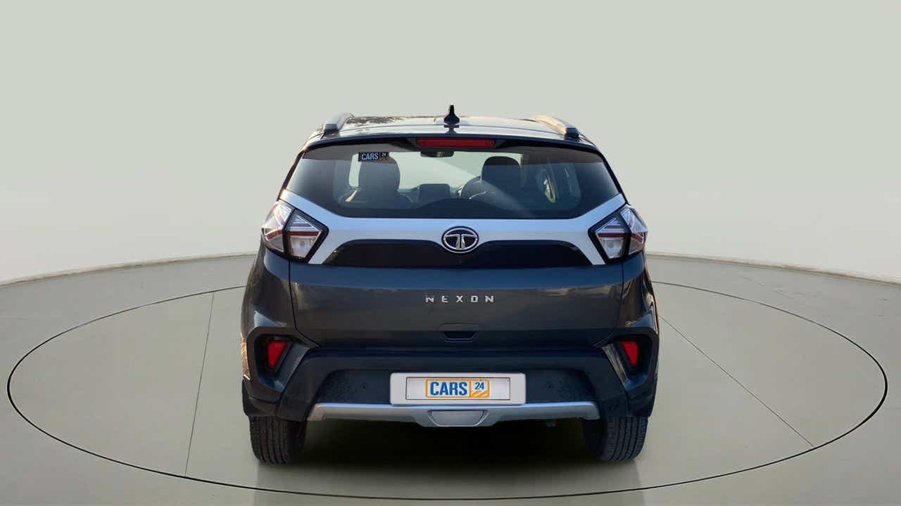 Rear view of a Tata Nexon 2017-2023