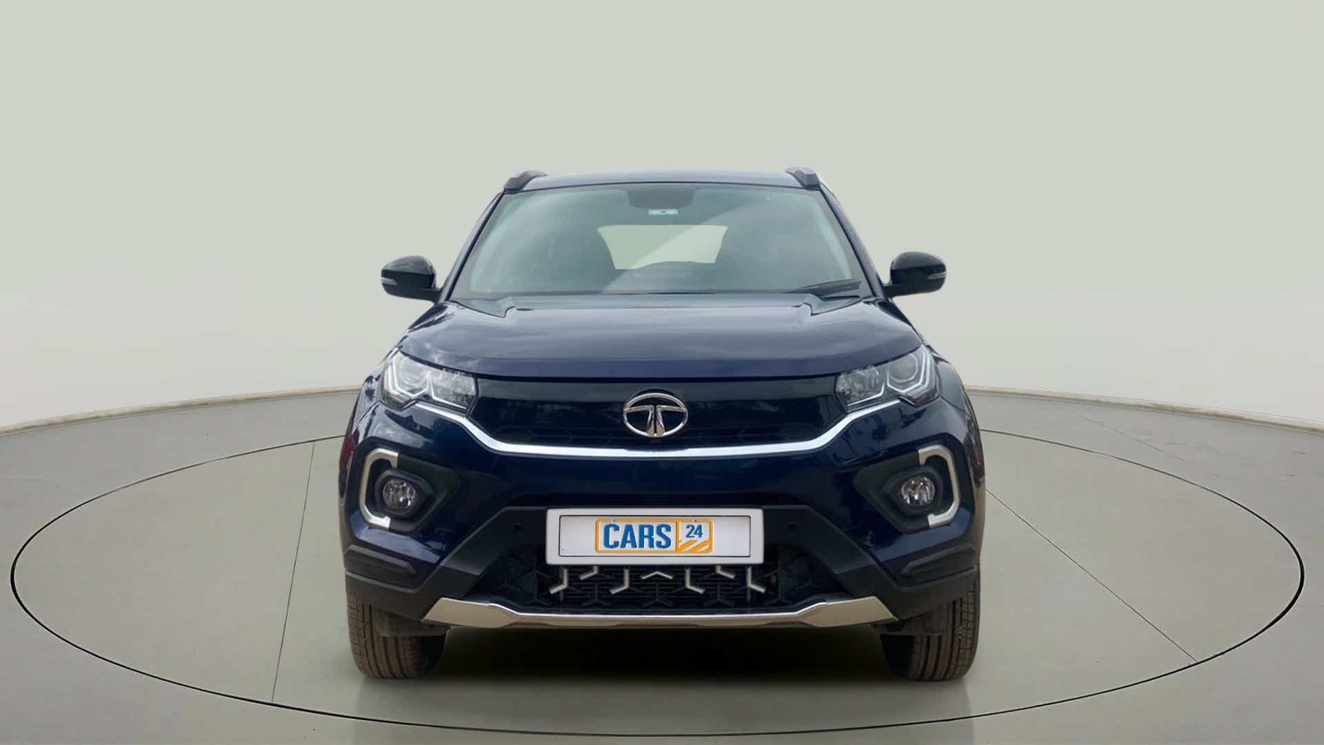 Front view of a Tata Nexon 2017-2023