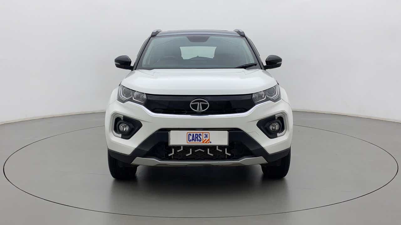 Front view of a Tata Nexon 2017-2023