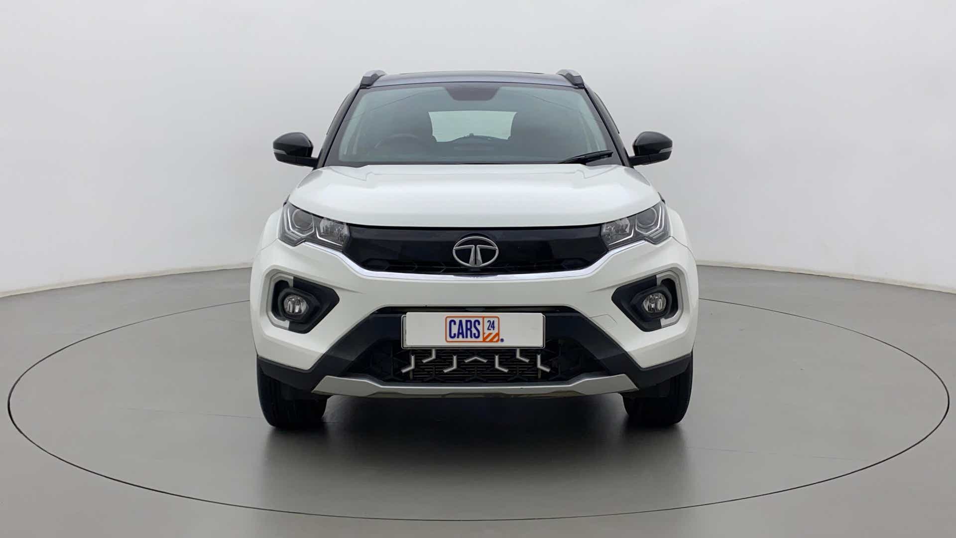 Front view of a Tata Nexon 2017-2023