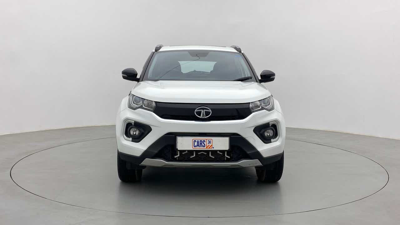 Front view of a Tata Nexon 2017-2023