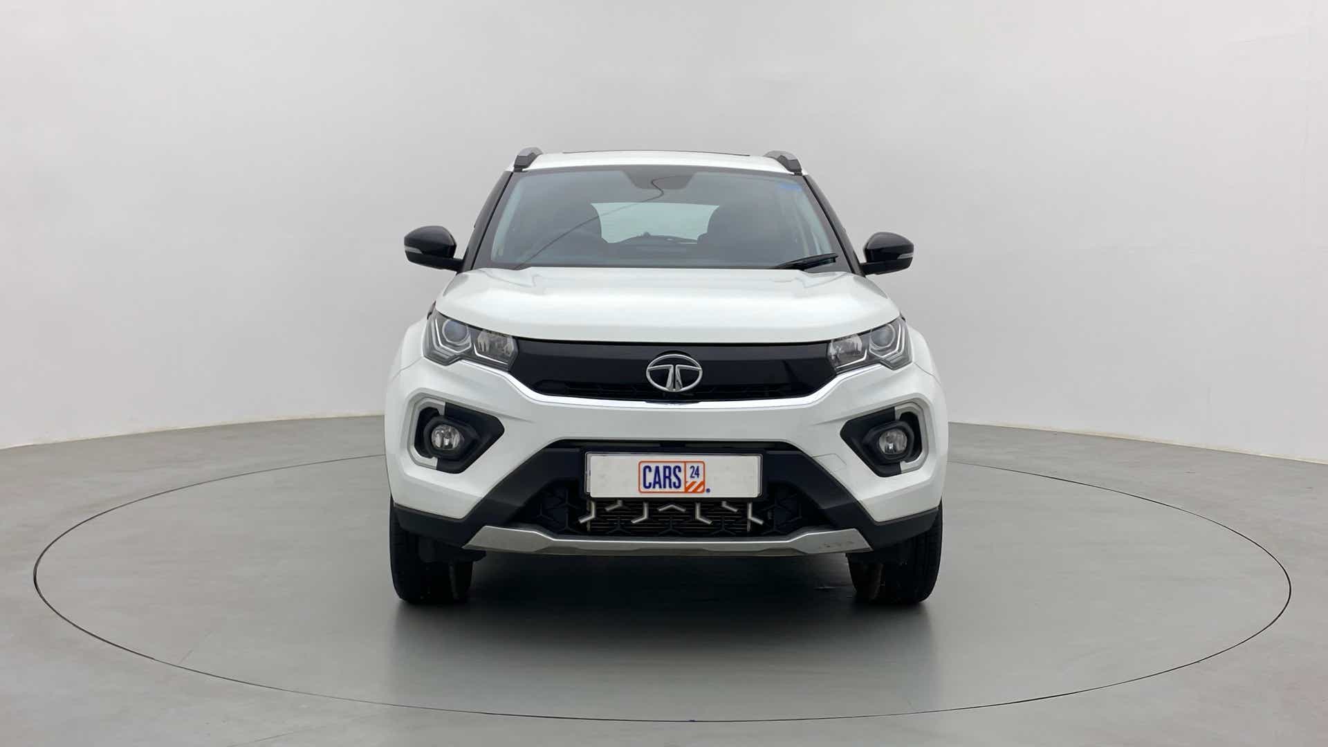 Front view of a Tata Nexon 2017-2023