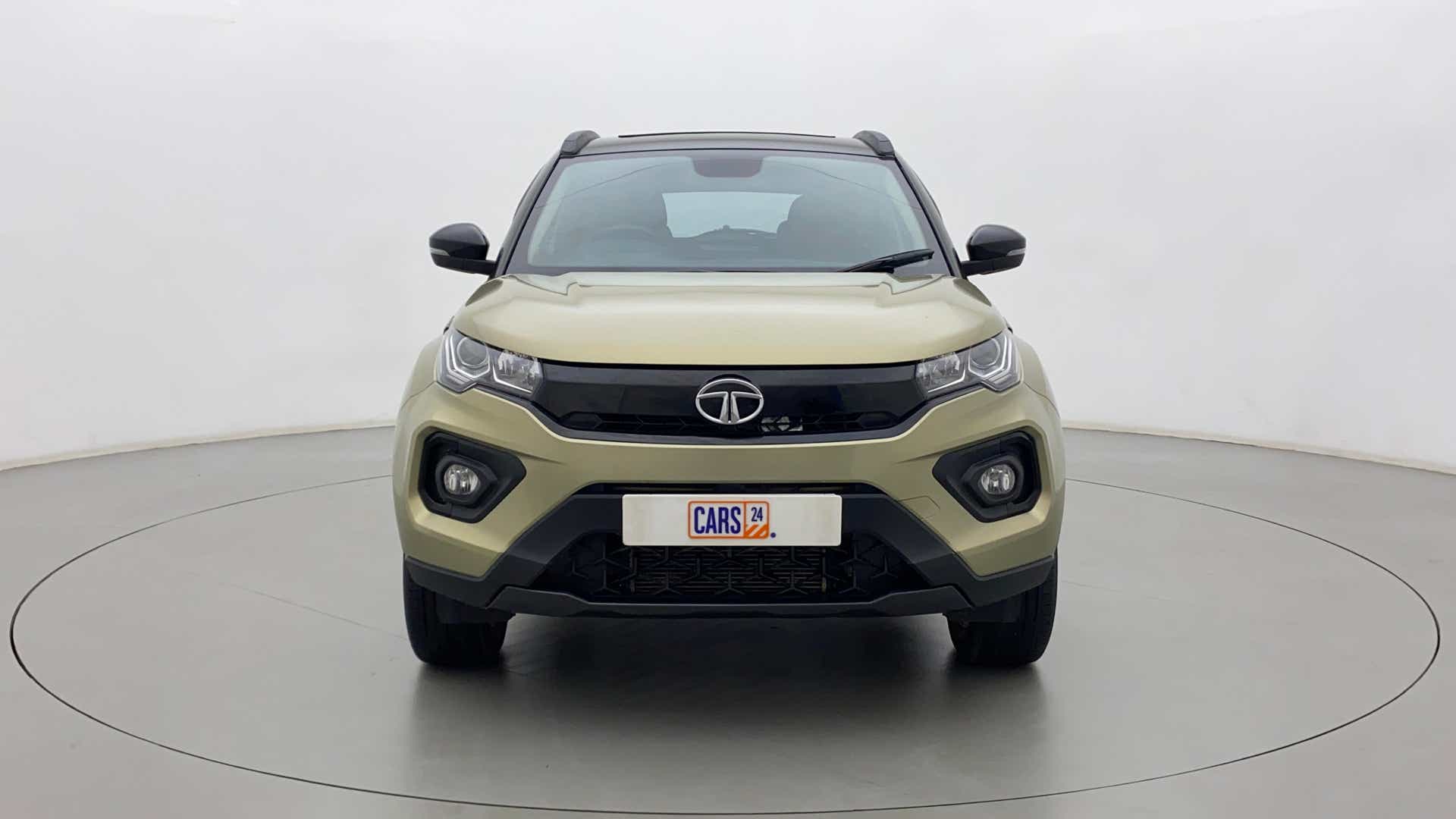 Front view of a Tata Nexon 2017-2023