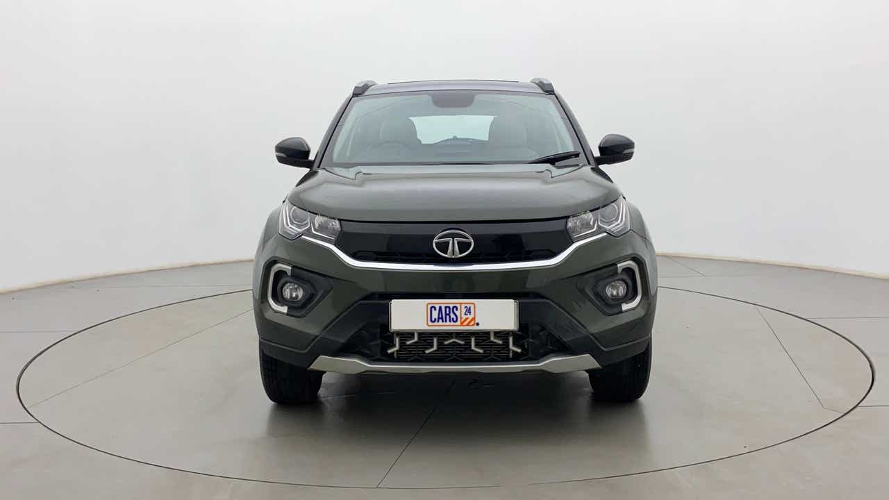 Front view of a Tata Nexon 2017-2023