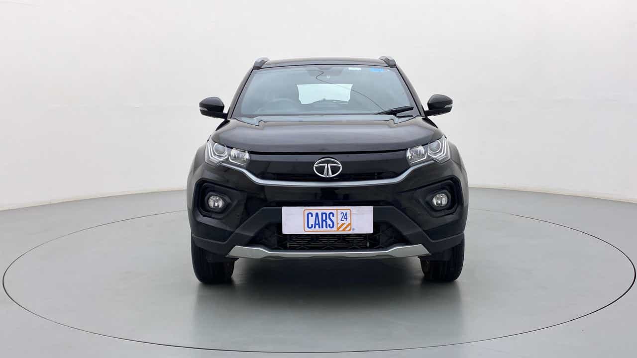 Front view of a Tata Nexon 2017-2023