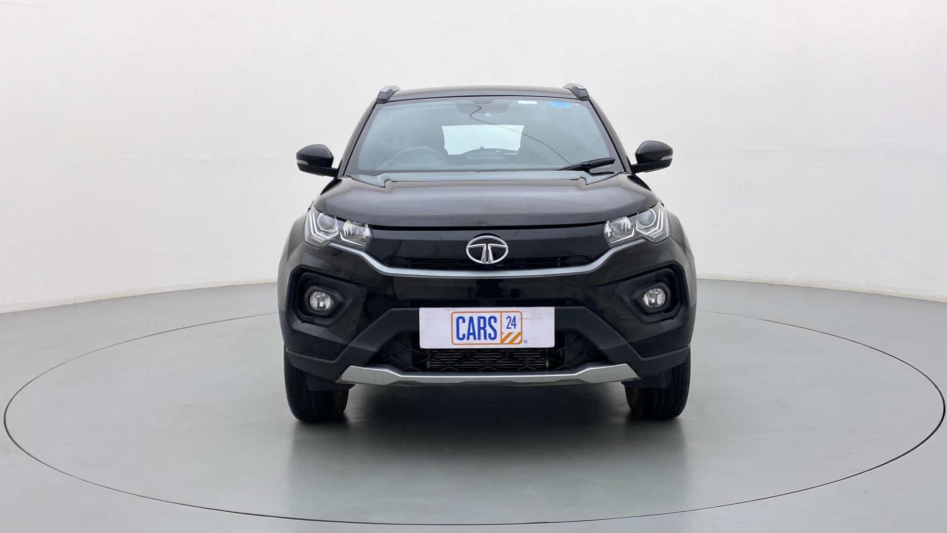 Front view of a Tata Nexon 2017-2023