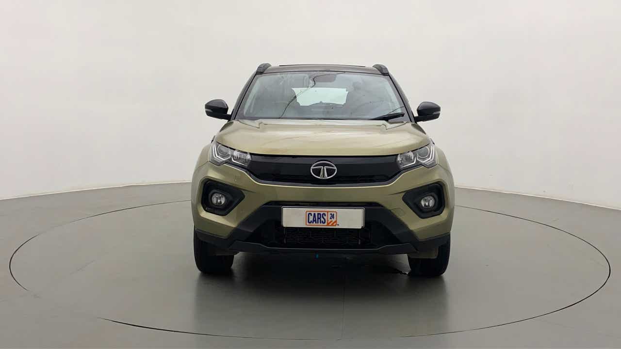 Front view of a Tata Nexon 2017-2023
