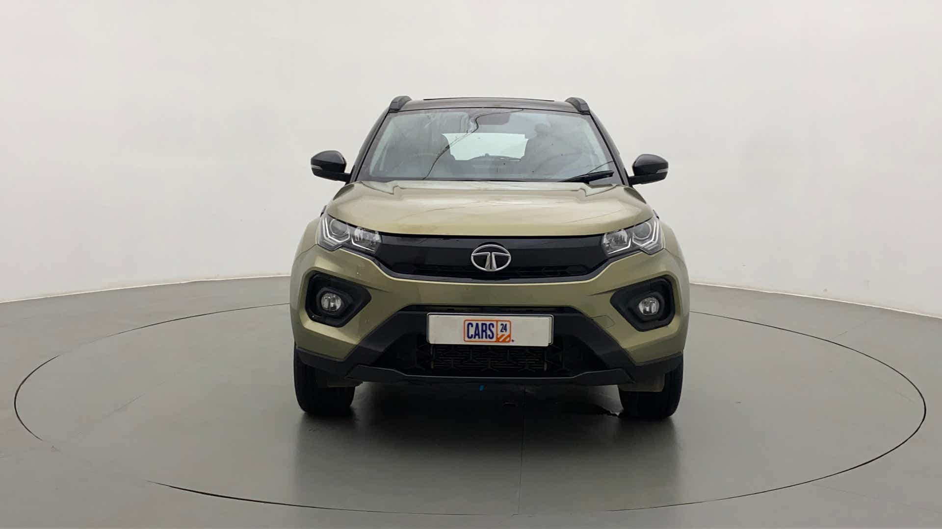 Front view of a Tata Nexon 2017-2023
