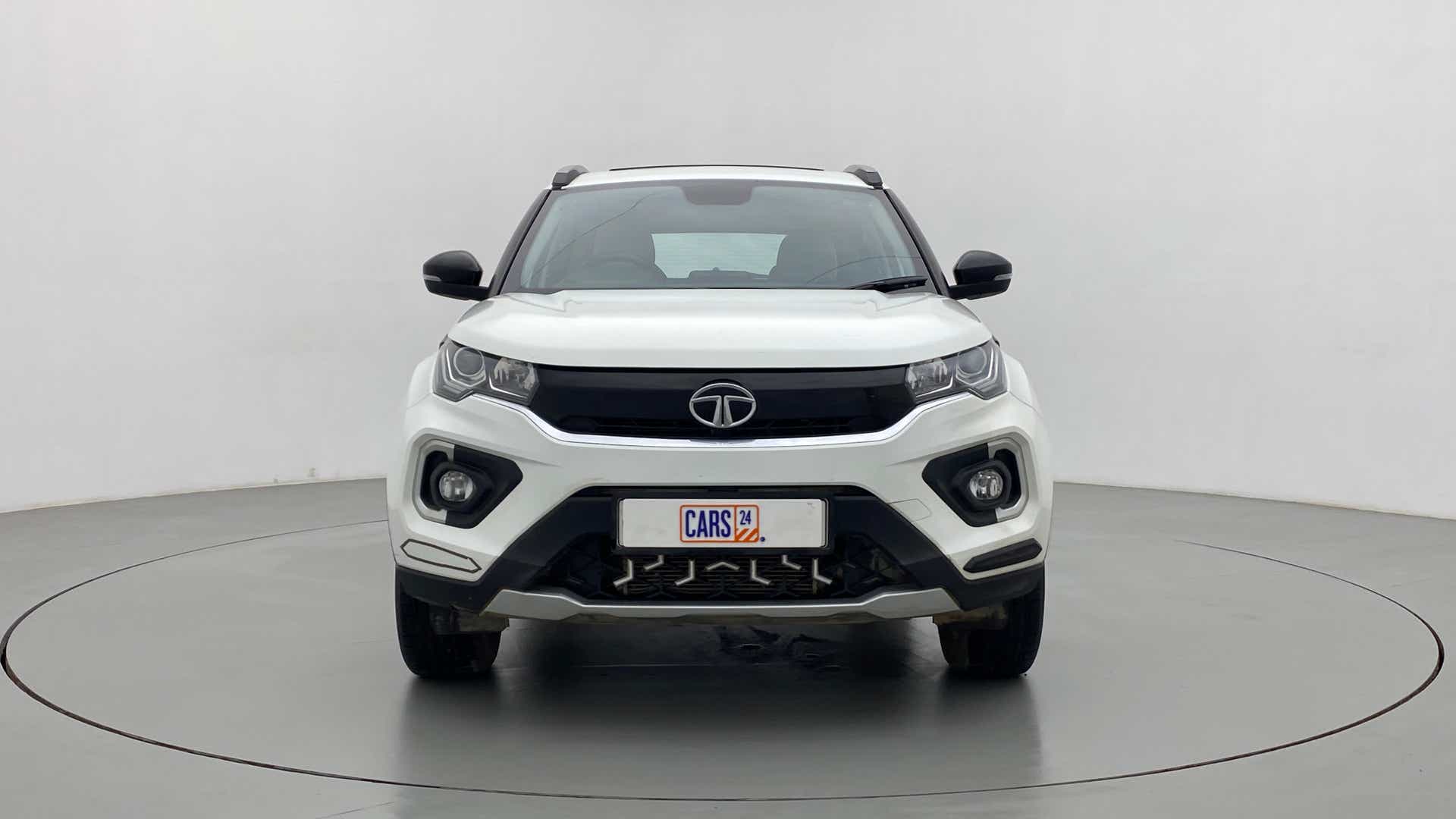 Front view of a Tata Nexon 2017-2023