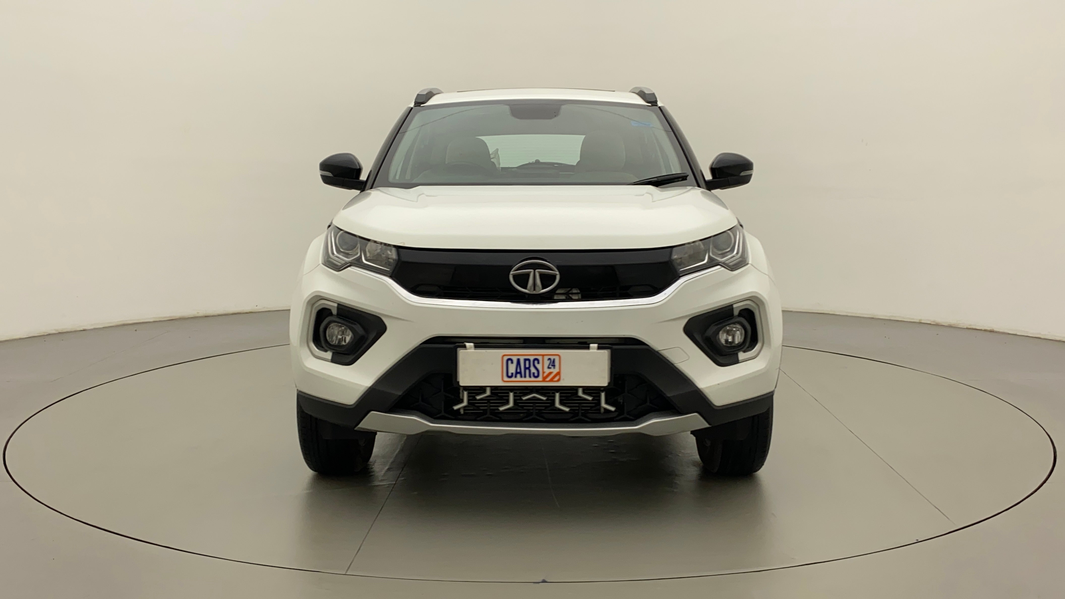 Front view of a Tata Nexon 2017-2023