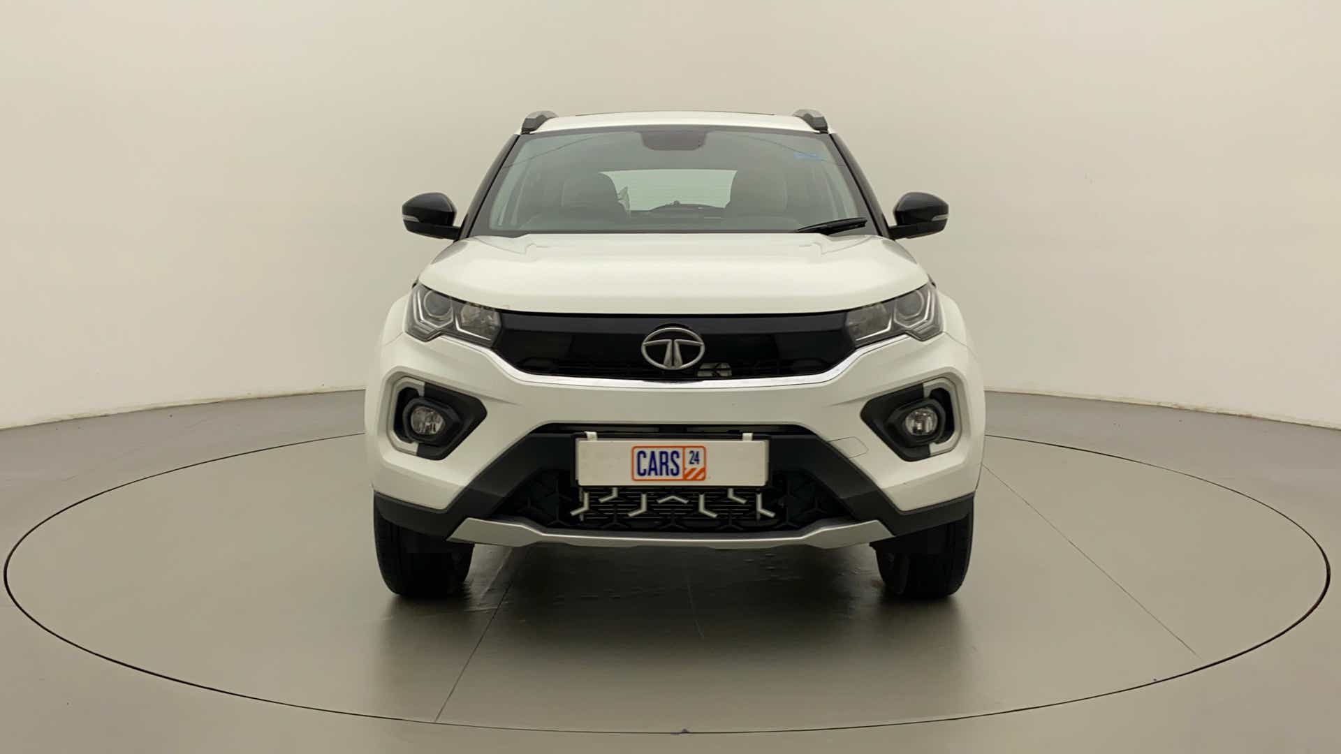 Front view of a Tata Nexon 2017-2023
