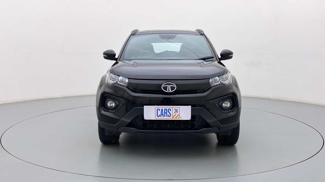 Front view of a Tata Nexon 2017-2023
