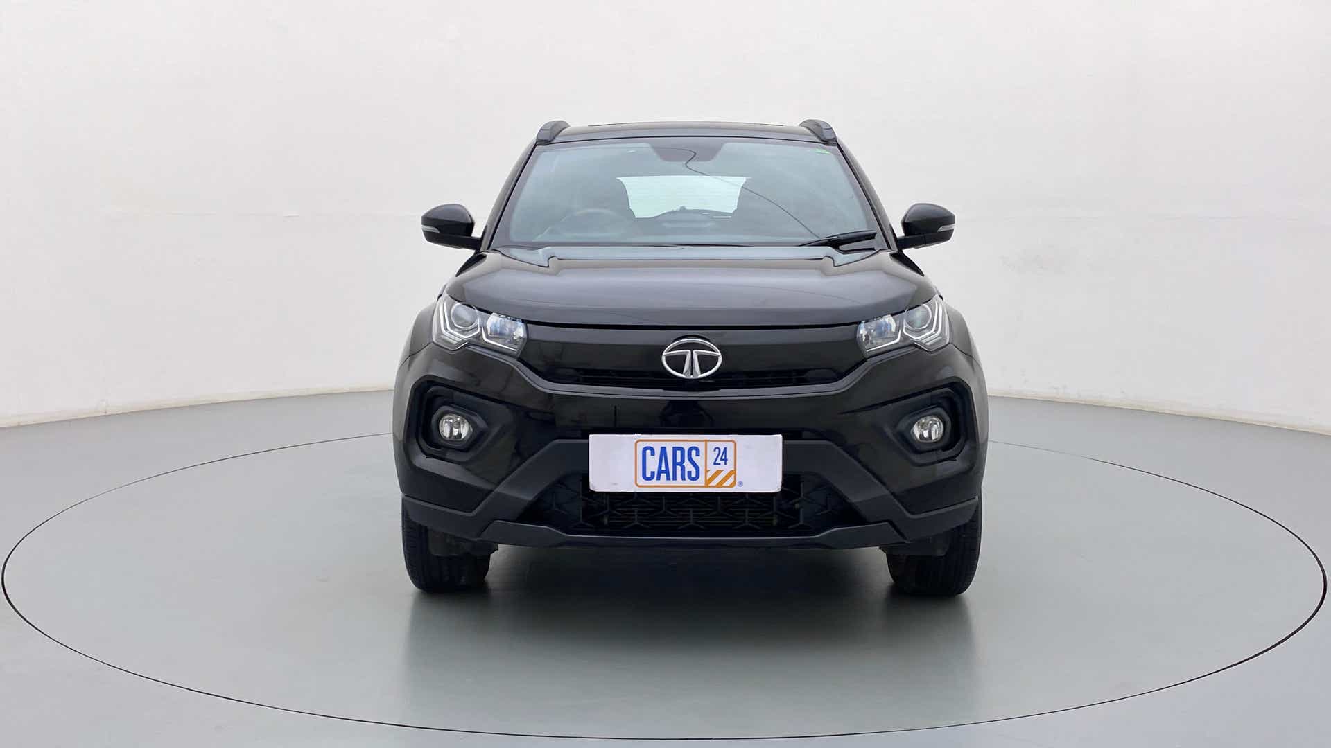 Front view of a Tata Nexon 2017-2023