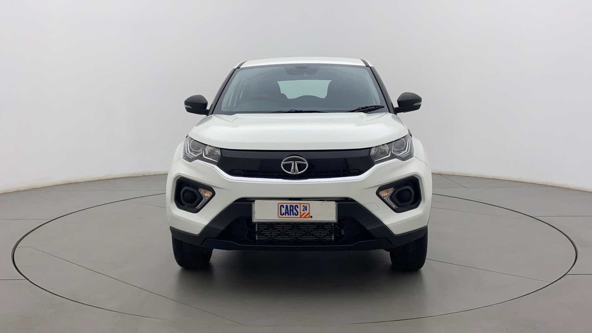 Front view of a Tata Nexon 2017-2023