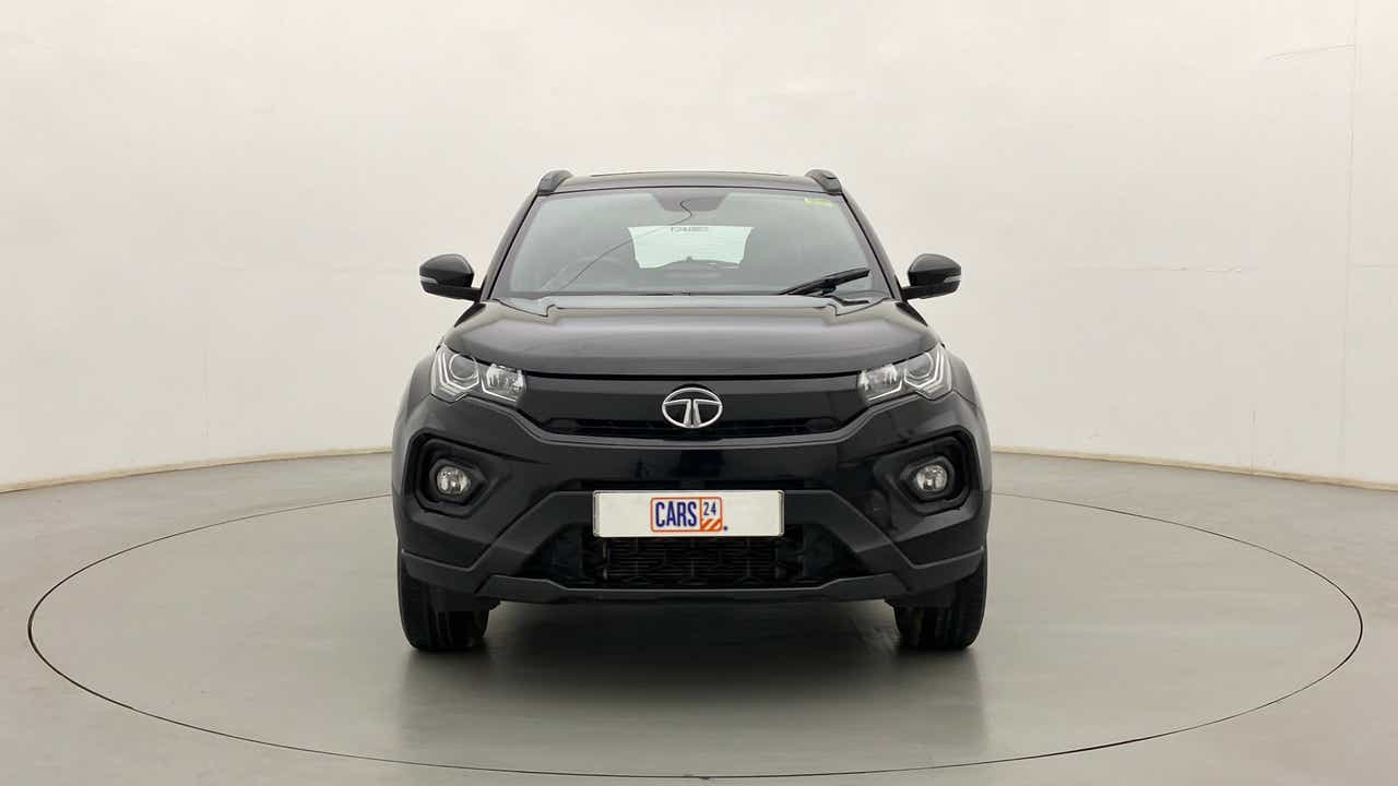 Front view of a Tata Nexon 2017-2023