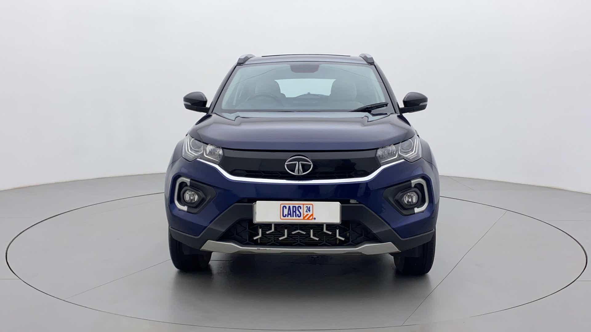 Front view of a Tata Nexon 2017-2023