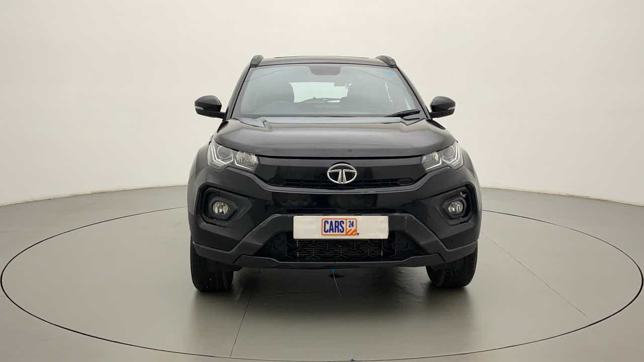 Front view of a Tata Nexon 2017-2023